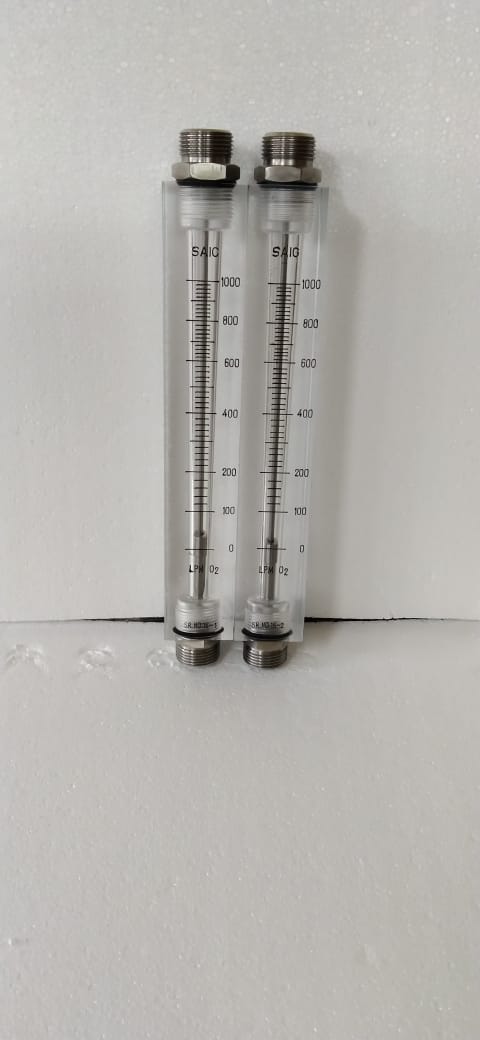 Oxygen Rotameter in Flow Range 0- 1000 LPM